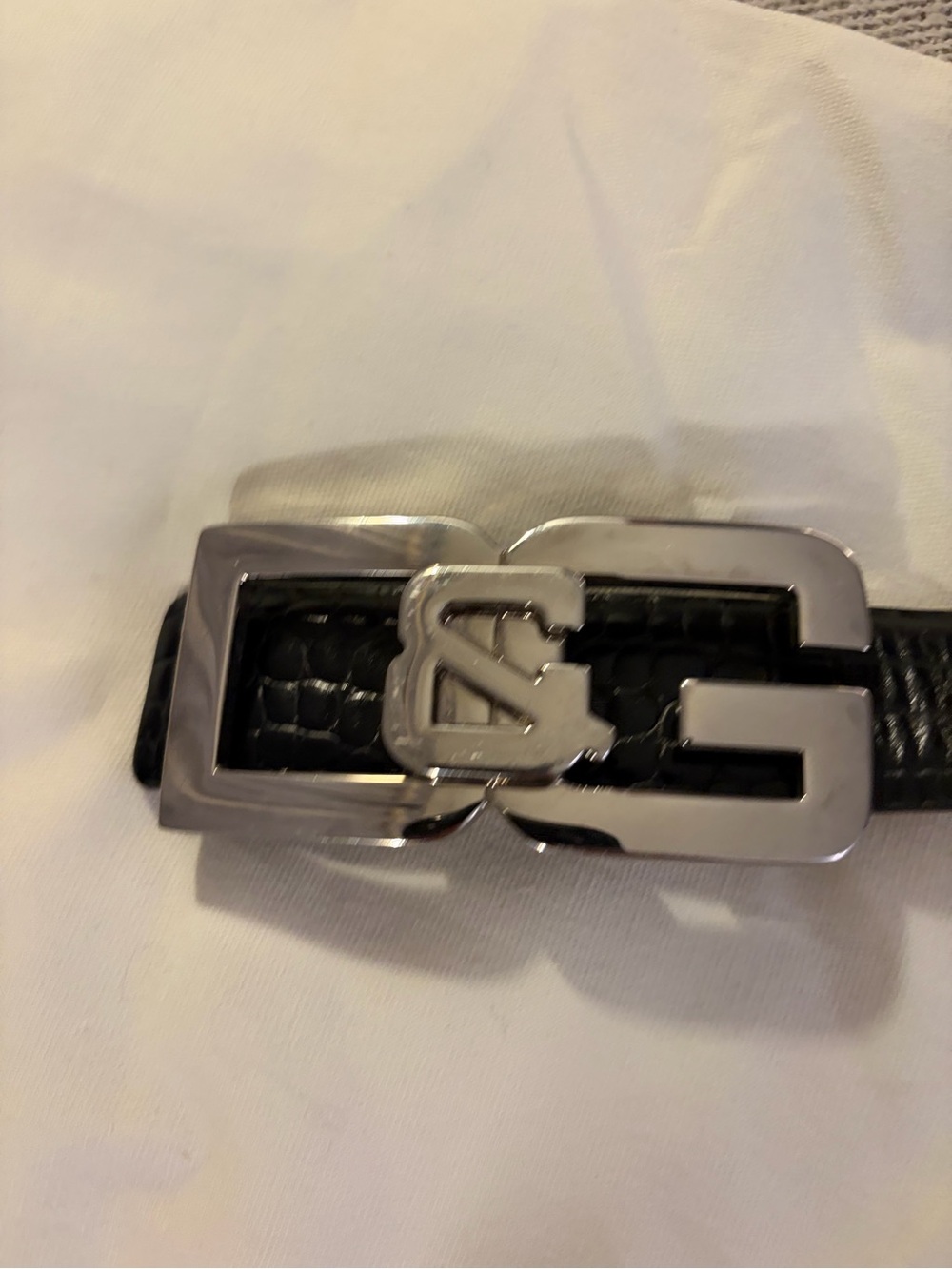 Dolche&Gabbana Men's Black Leather Belt - Picture 3 of 11